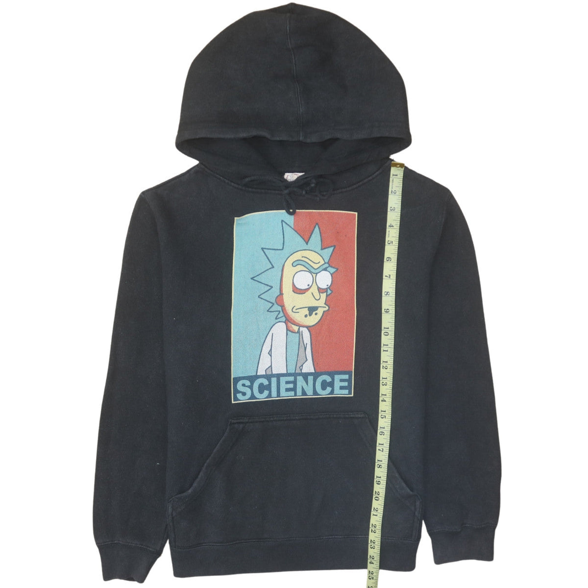 Mens UK Size M Delta Black Pullover Hoodie