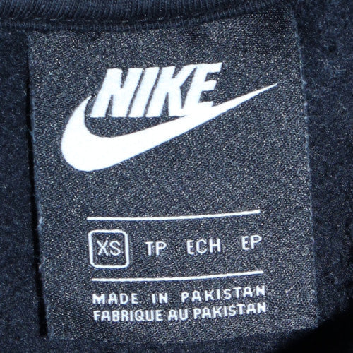 Womens UK Size XS Nike Black Pullover Hoodie