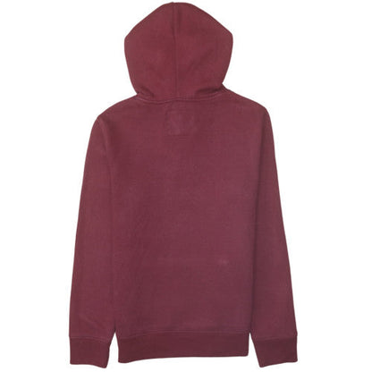Mens UK Size XS Hollister Red Pullover Hoodie