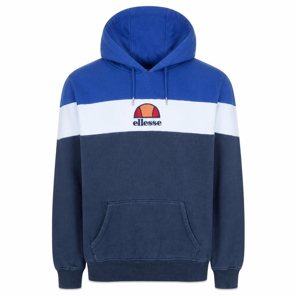 Mens UK Size M ellesse Blue Pullover Hoodie