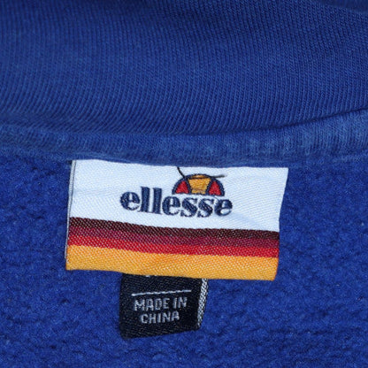 Mens UK Size M ellesse Blue Pullover Hoodie