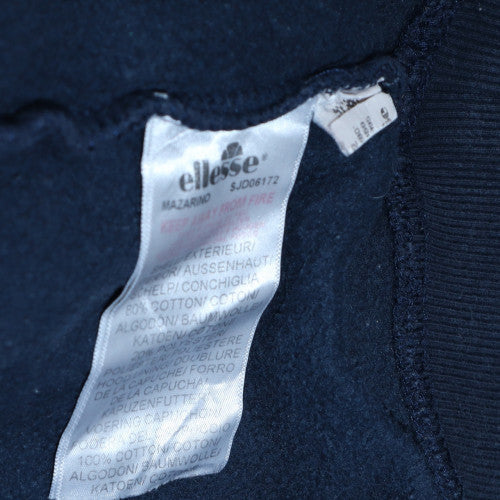 Mens UK Size M ellesse Blue Pullover Hoodie