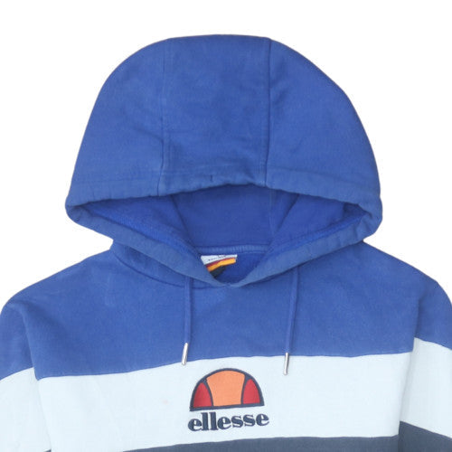Mens UK Size M ellesse Blue Pullover Hoodie