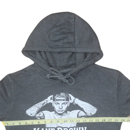 Mens UK Size L Lane Seven Grey Pullover Hoodie