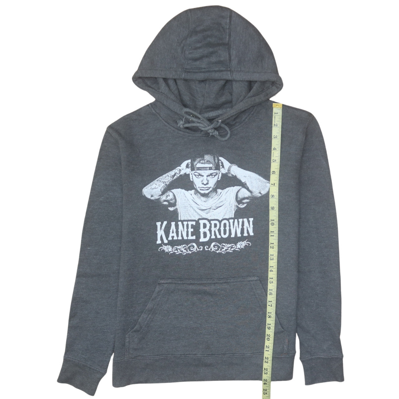 Mens UK Size L Lane Seven Grey Pullover Hoodie