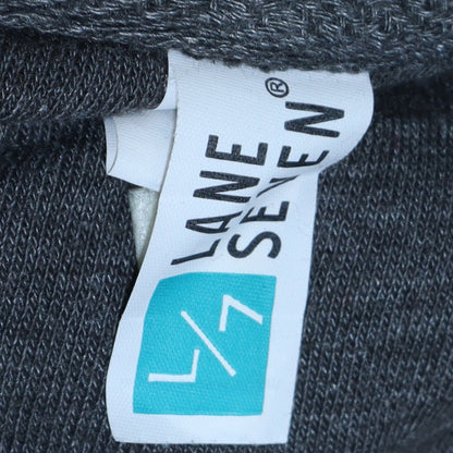 Mens UK Size L Lane Seven Grey Pullover Hoodie
