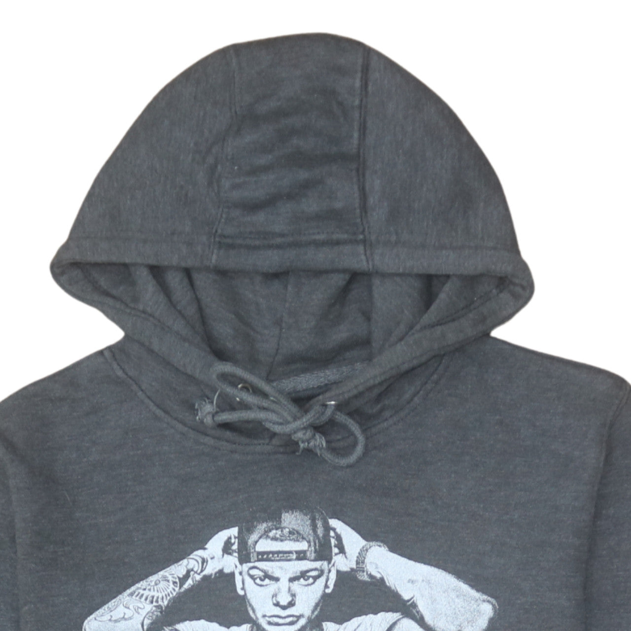 Mens UK Size L Lane Seven Grey Pullover Hoodie