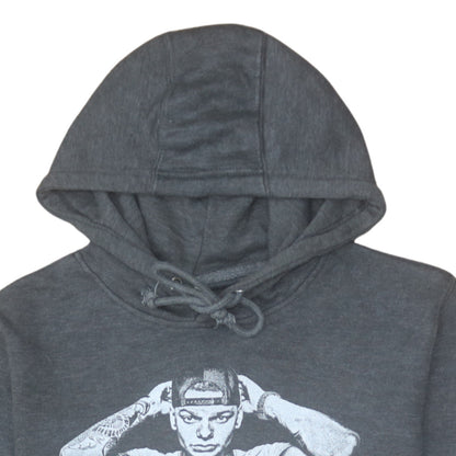 Mens UK Size L Lane Seven Grey Pullover Hoodie