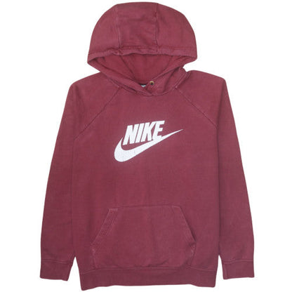 Mens UK Size XL Nike Red Pullover Hoodie