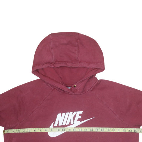 Mens UK Size XL Nike Red Pullover Hoodie