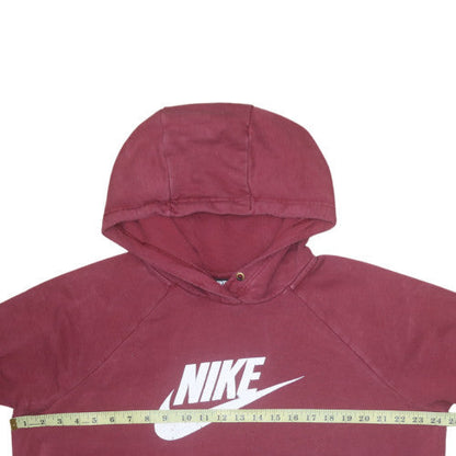 Mens UK Size XL Nike Red Pullover Hoodie