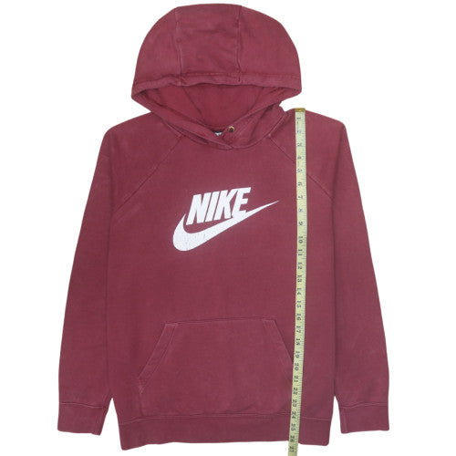 Mens UK Size XL Nike Red Pullover Hoodie