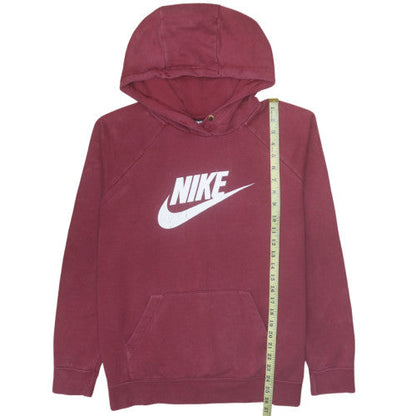 Mens UK Size XL Nike Red Pullover Hoodie
