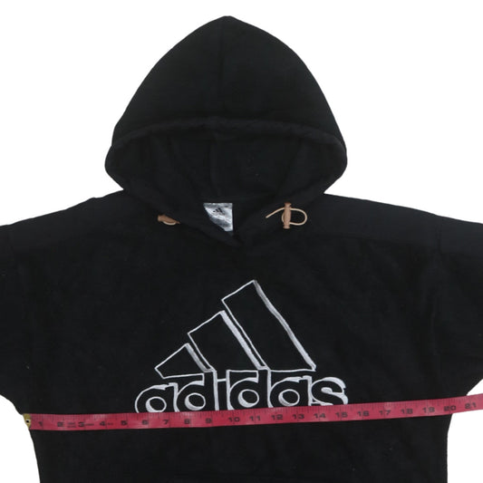 Womens UK Size XS adidas Black Pullover Hoodie