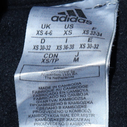 Womens UK Size XS adidas Black Pullover Hoodie