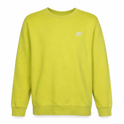Mens UK Size L Nike Yellow Pullover Sweatshirt