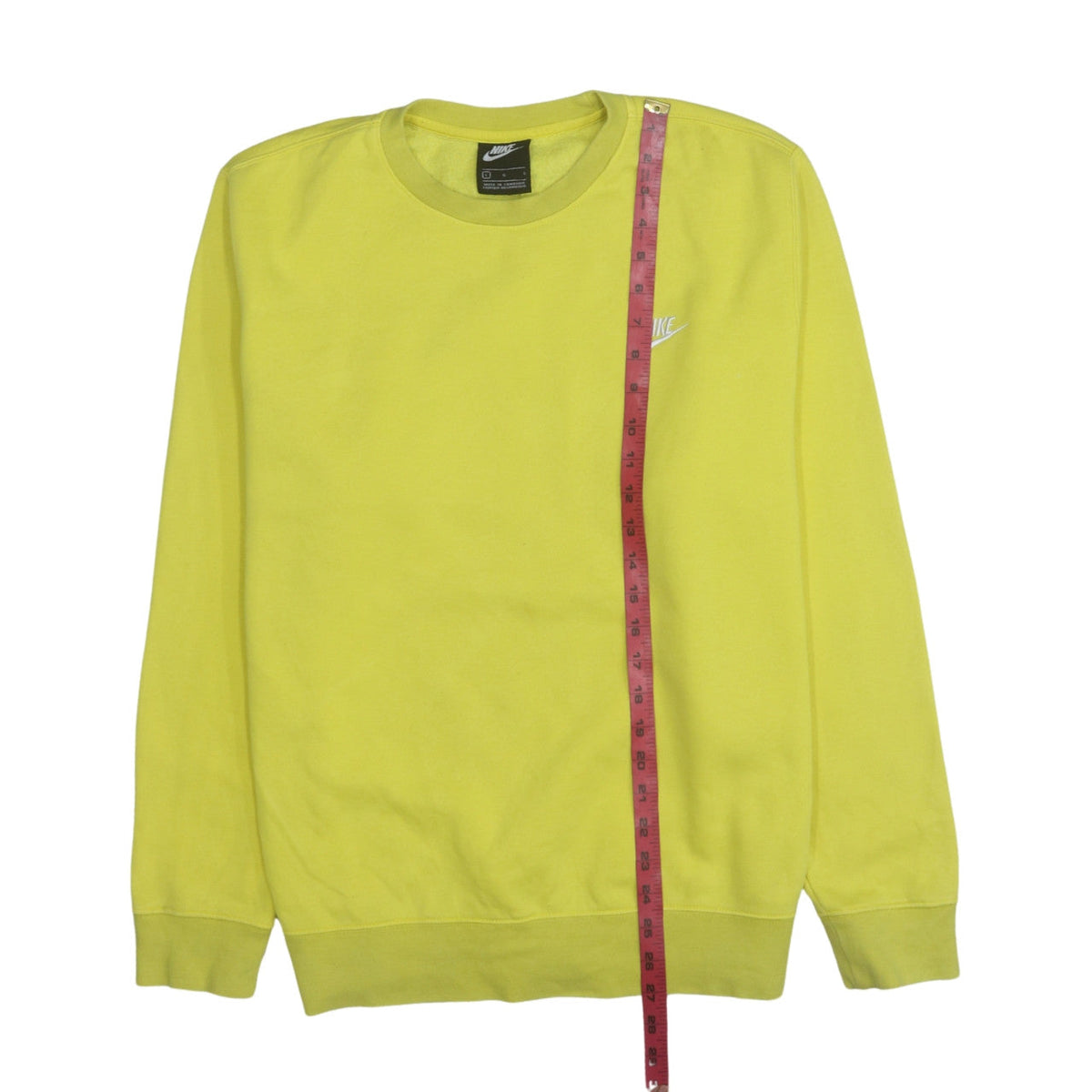 Mens UK Size L Nike Yellow Pullover Sweatshirt