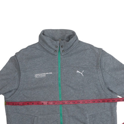 Puma Mercedes AMG Petronas Grey Men's L Track Jacket Full Zip