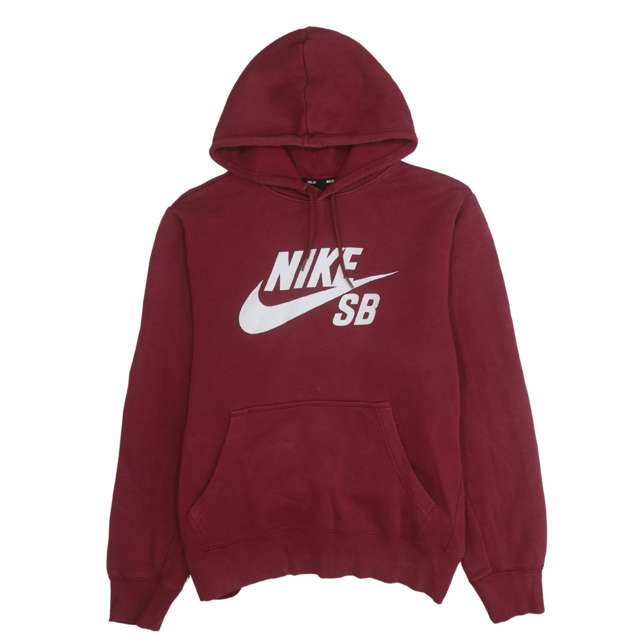 Mens UK Size M Nike Red Pullover Hoodie