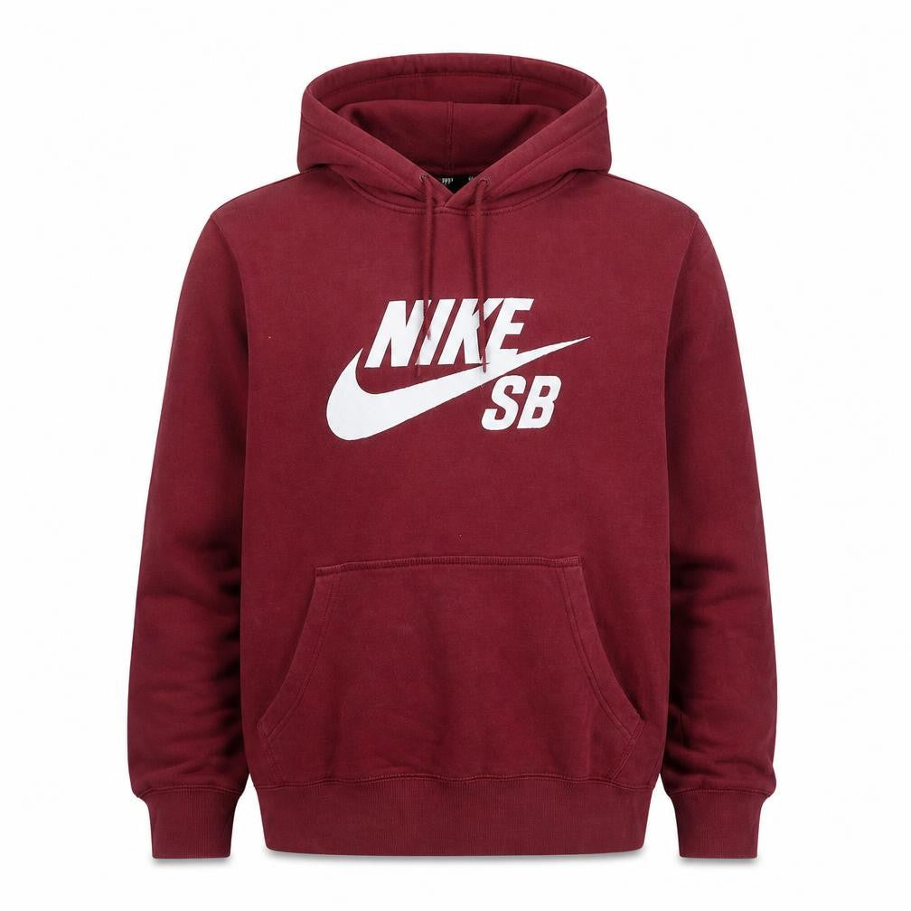 Mens UK Size M Nike Red Pullover Hoodie