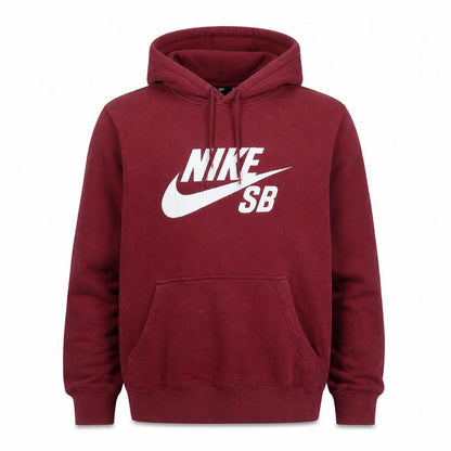Mens UK Size M Nike Red Pullover Hoodie