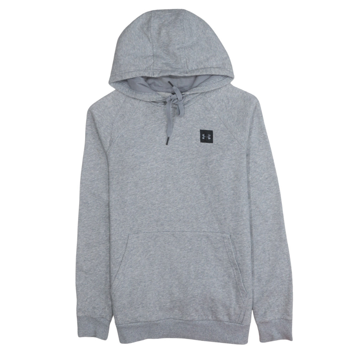 Mens UK Size S Under armour Grey Pullover Hoodie