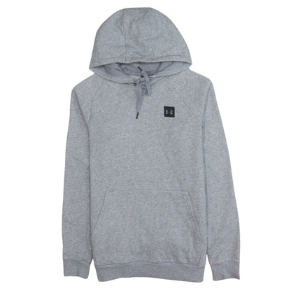 Mens UK Size S Under armour Grey Pullover Hoodie