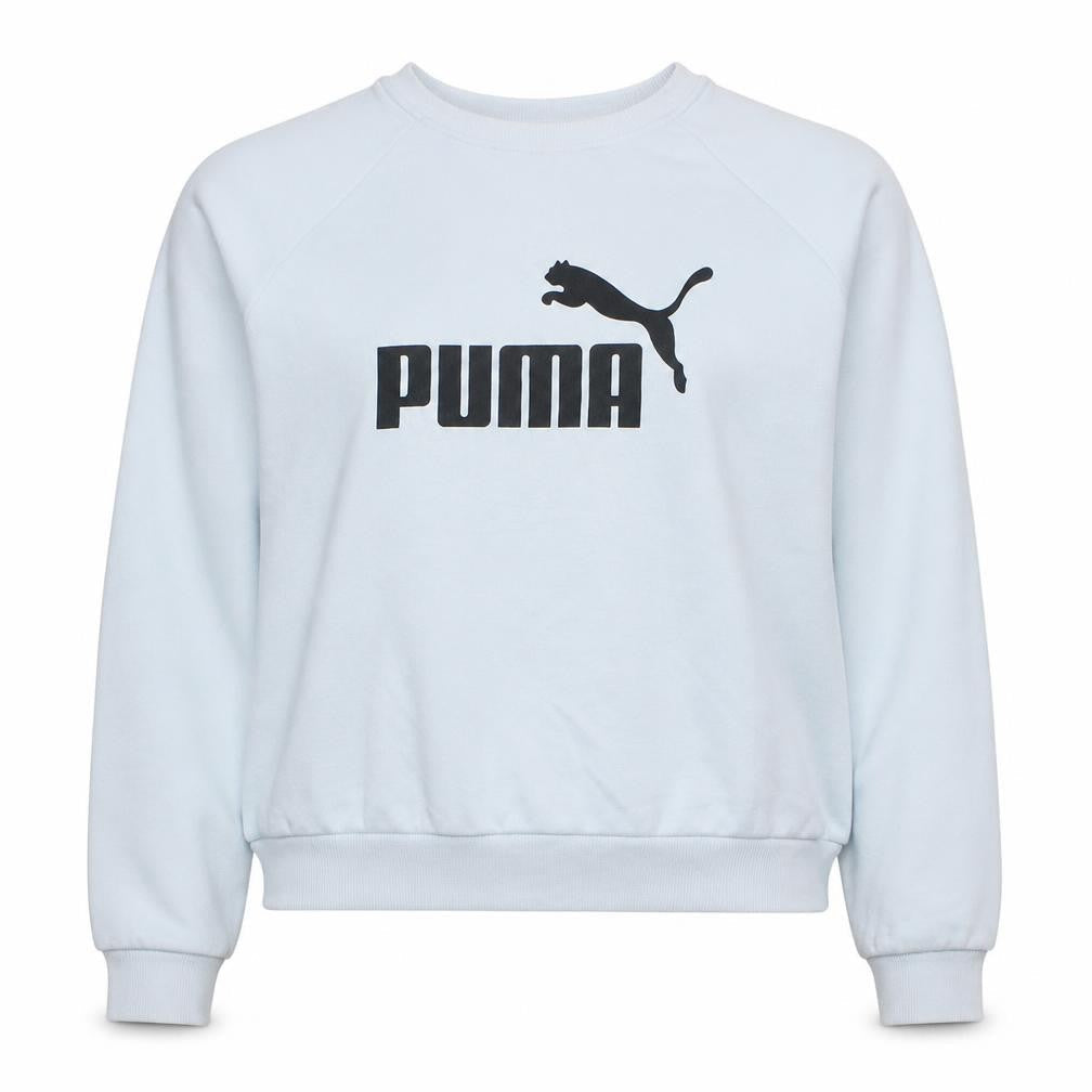 Womens UK Size M PUMA White Pullover Sweatshirt