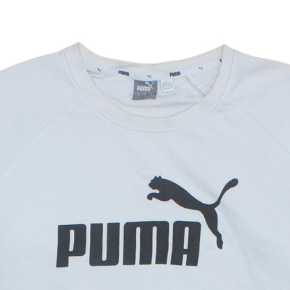 Womens UK Size M PUMA White Pullover Sweatshirt