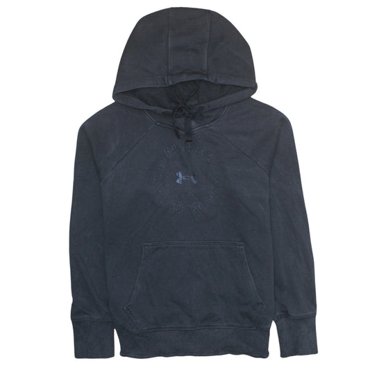 Womens UK Size S Under armour Black Pullover Hoodie