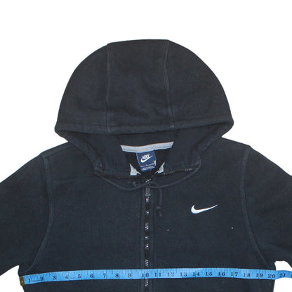 Mens UK Size S Nike Black Full Zip Hoodie