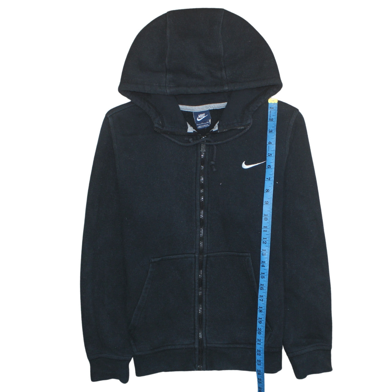 Mens UK Size S Nike Black Full Zip Hoodie