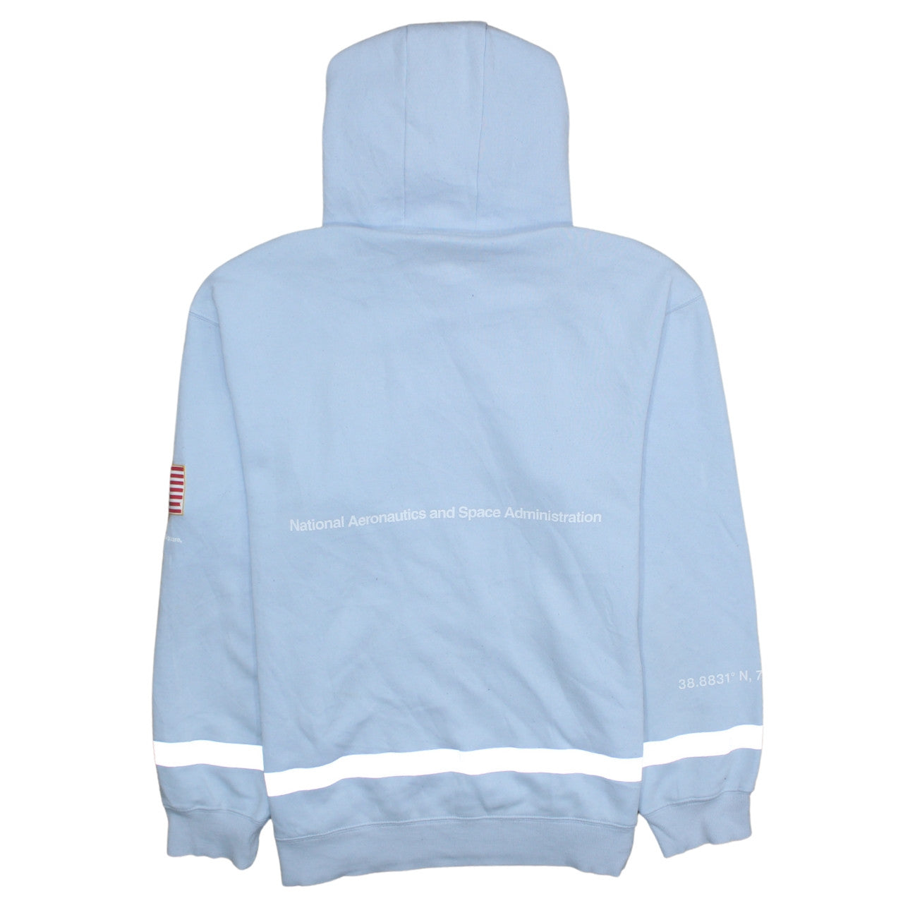 Mens UK Size L H&M Blue Pullover Hoodie