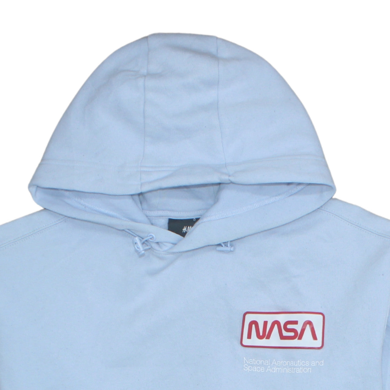 Mens UK Size L H&M Blue Pullover Hoodie