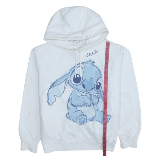 Womens UK Size 10/12 Disney White Pullover Hoodie