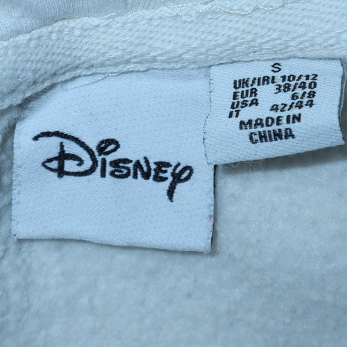 Womens UK Size 10/12 Disney White Pullover Hoodie