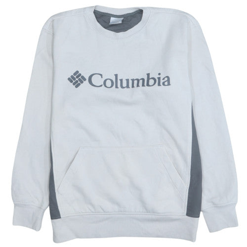 Mens UK Size M Columbia White Pullover Sweatshirt