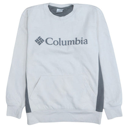 Mens UK Size M Columbia White Pullover Sweatshirt