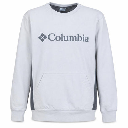 Mens UK Size M Columbia White Pullover Sweatshirt