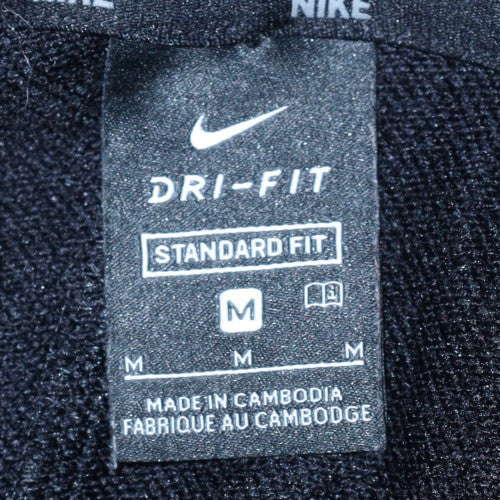 Mens UK Size M Nike Black 1/2 Zip Hoodie