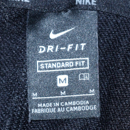 Mens UK Size M Nike Black 1/2 Zip Hoodie