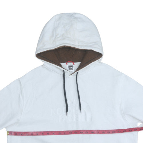 Mens UK Size XL The North Face White Pullover Hoodie