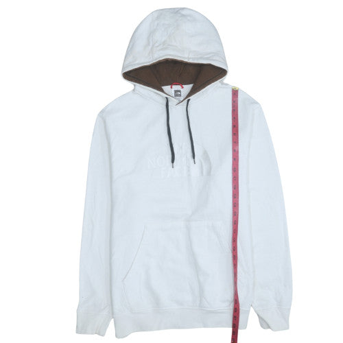 Mens UK Size XL The North Face White Pullover Hoodie