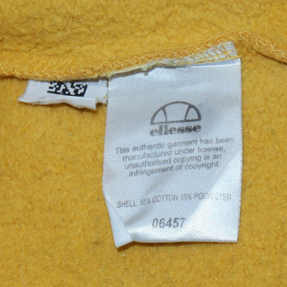 Mens UK Size S ellesse Yellow Pullover Sweatshirt
