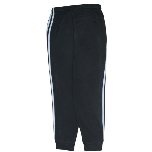 Adidas Women’s Black Jogger Trousers M Elastic Waist Fleece Sportswear