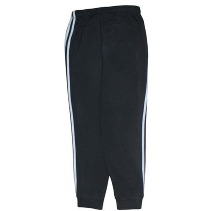 Adidas Women’s Black Jogger Trousers M Elastic Waist Fleece Sportswear