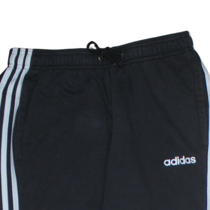 Adidas Women’s Black Jogger Trousers M Elastic Waist Fleece Sportswear