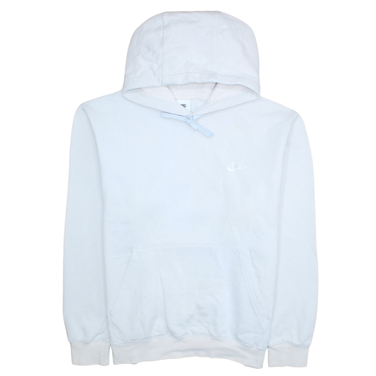 Mens UK Size L Nike White Pullover Hoodie