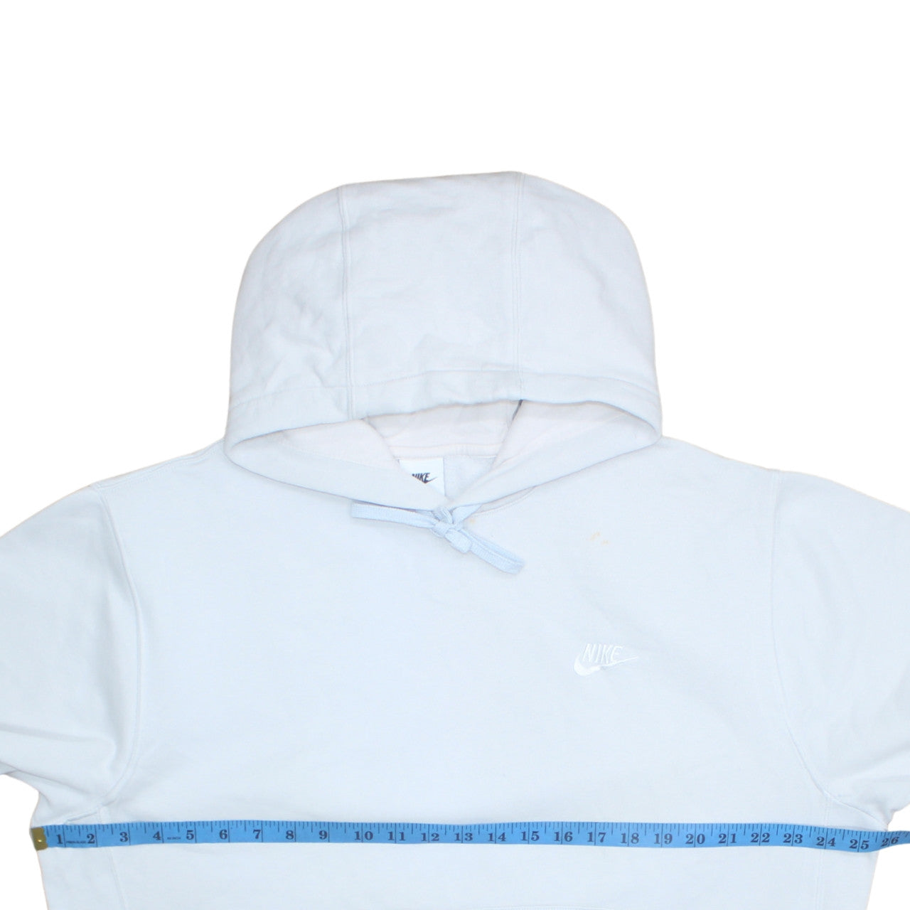 Mens UK Size L Nike White Pullover Hoodie