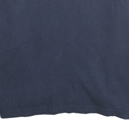 Puma Men's Blue XL Cotton Polo Shirt with Red Logo